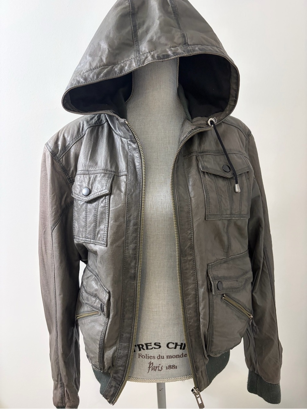 Danier Leather Bomber Coat